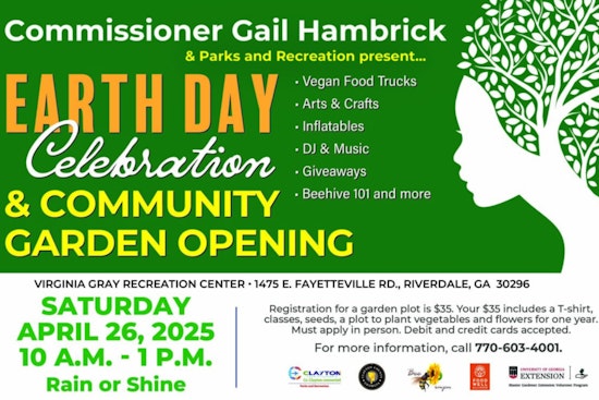 Riverdale's Virginia Burton Gray Rec Center to Host Family-Friendly Earth Day Celebration on April 26
