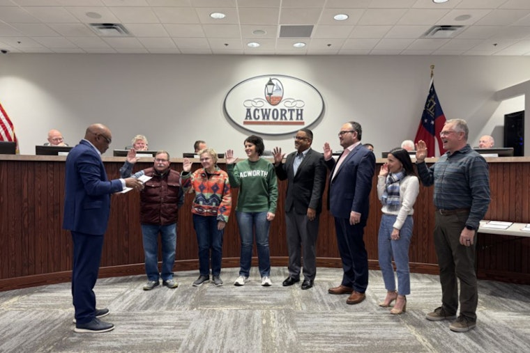Acworth Welcomes New Civic Leaders as Mayor Pro-Tem Houston Oversees Oath Ceremony for Board and Commission Members