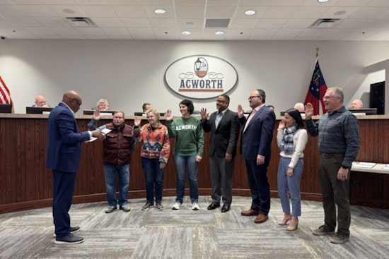 Acworth Welcomes New Civic Leaders as Mayor Pro-Tem Houston Oversees Oath Ceremony for Board and Commission Members