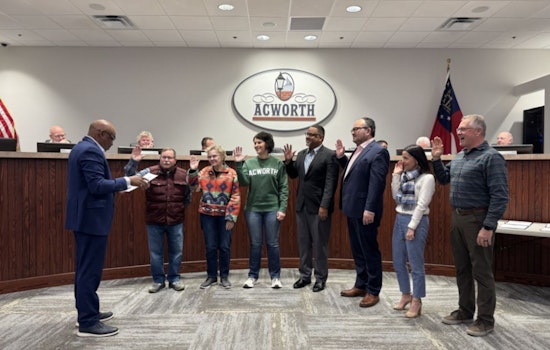 Acworth Welcomes New Civic Leaders as Mayor Pro-Tem Houston Oversees Oath Ceremony for Board and Commission Members