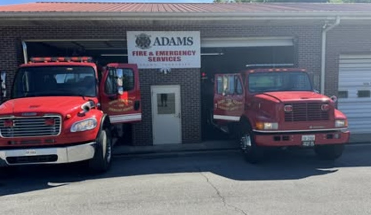 Adams Fire Department Launches Fundraiser with Reflective Address Markers for Enhanced Emergency Response