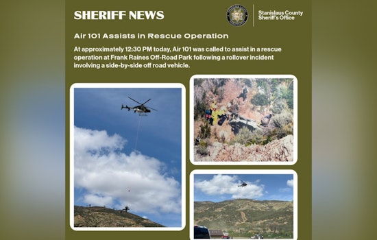 Air Rescue Deployed at Frank Raines Off-Road Park for Victim in Rollover Accident