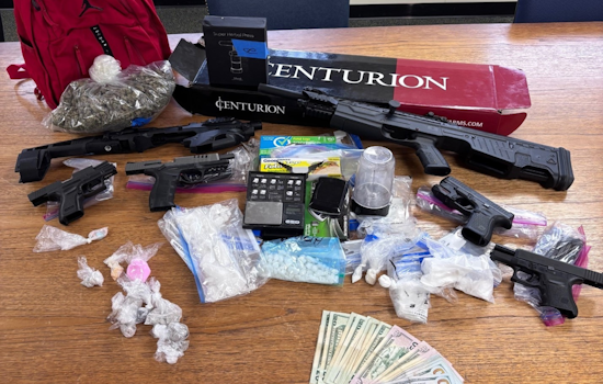 Akron Police Arrest Man on Multiple Felony Charges After Seizing Drugs and Firearms Near School