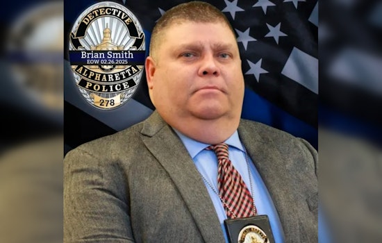 Alpharetta Police Honor Late Detective Brian Smith with Public Procession and Memorial Patrol Car