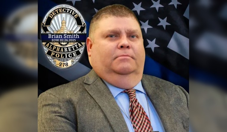 Alpharetta Police Honor Late Detective Brian Smith with Public Procession and Memorial Patrol Car