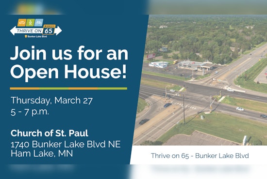 Anoka County Partners with MnDOT to Address Traffic and Safety at TH 65 and Bunker Lake Blvd Intersection