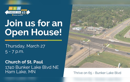 Anoka County Partners with MnDOT to Address Traffic and Safety at TH 65 and Bunker Lake Blvd Intersection