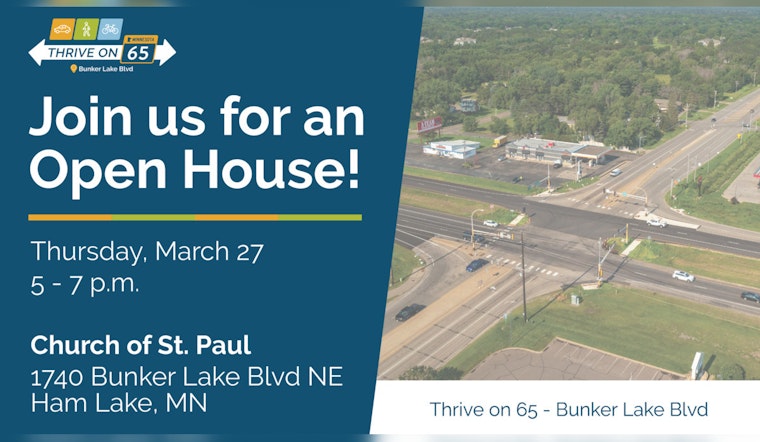 Anoka County Partners with MnDOT to Address Traffic and Safety at TH 65 and Bunker Lake Blvd Intersection