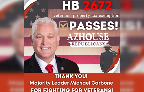 Arizona House Passes Bipartisan Bill for Full Property Tax Exemption for 100% Disabled Veterans