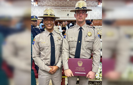 Arizona Trooper Kamron Debelak Graduates from Prestigious Police Academy Exchange in Abu Dhabi