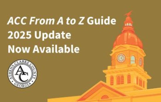 Athens-Clarke County Launches Updated "ACC from A to Z" Guide for Government and Community Services