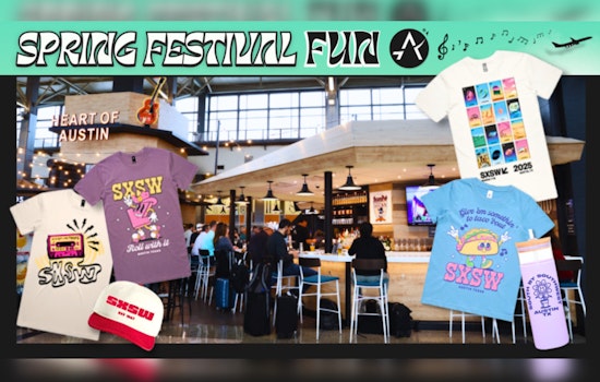 Austin-Bergstrom International Airport Transforms into a Music Venue with SXSW Pop-Up Shops for Festival-Goers