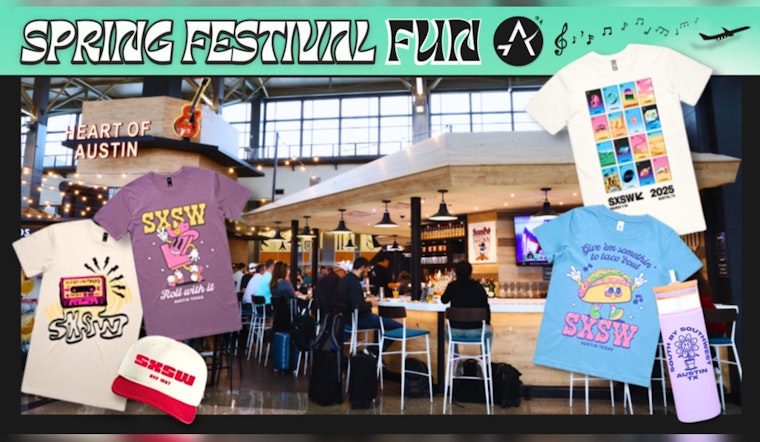 Austin-Bergstrom International Airport Transforms into a Music Venue with SXSW Pop-Up Shops for Festival-Goers