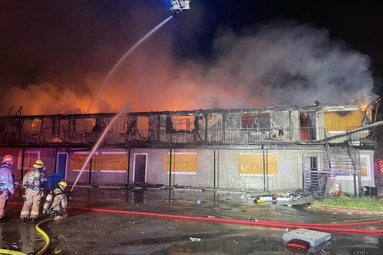 Austin Firefighters Quell 2-Alarm Inferno at Vacant East Austin Apartment Complex, One Detained
