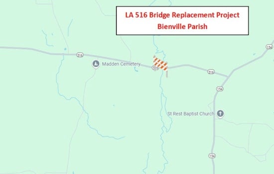 Bienville Parish to Welcome New $2.6 Million Bridge Over Poland Branch as DOTD Announces Construction Plans