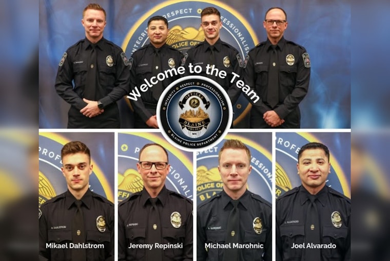 Blaine Police Department Welcomes Four New Officers, Embraces Diversity with ICPOET Program Graduates