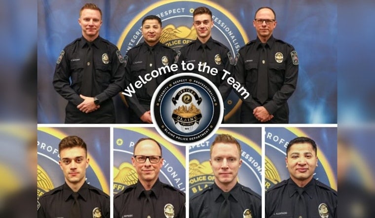 Blaine Police Department Welcomes Four New Officers, Embraces Diversity with ICPOET Program Graduates