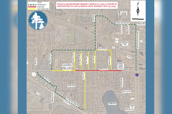 Blaine's 89th Avenue Set for 9-Week Closure Amid Citywide Infrastructure Overhaul