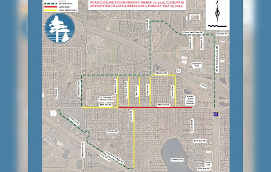 Blaine's 89th Avenue Set for 9-Week Closure Amid Citywide Infrastructure Overhaul