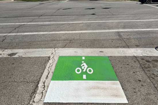 Blue Ash Rolls Out Bike Boxes at Intersections to Enhance Cyclist Safety and Control Traffic Signals
