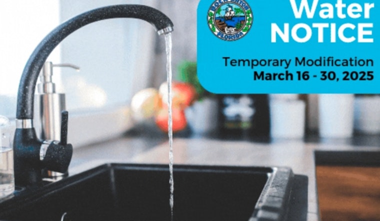 Boca Raton Announces Temporary Change to Water Disinfection Process and Advises Residents on Taste and Maintenance Differences