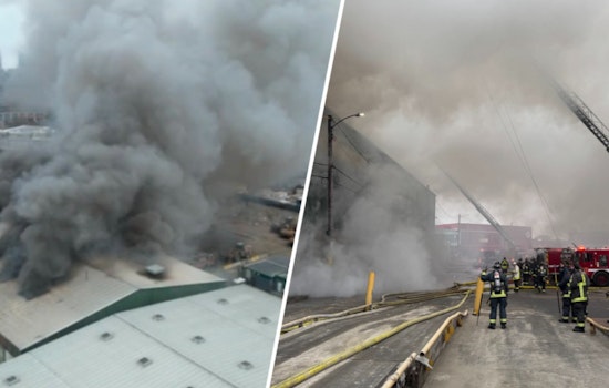 Boston Firefighters Battle 6-Alarm Blaze at Roxbury Trash Transfer Station