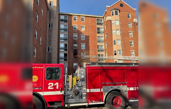 Boston Firefighters Swiftly Douse Dorchester High Rise Blaze, No Injuries Reported