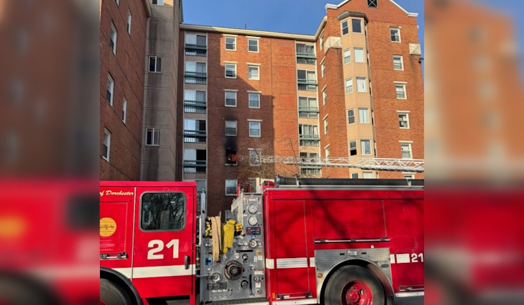 Boston Firefighters Swiftly Douse Dorchester High Rise Blaze, No Injuries Reported