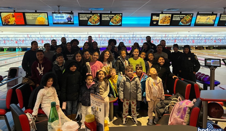 Boston Police and Suffolk County Sheriff's Department Engage in Community Bonding with Local Youth at Bowling Event