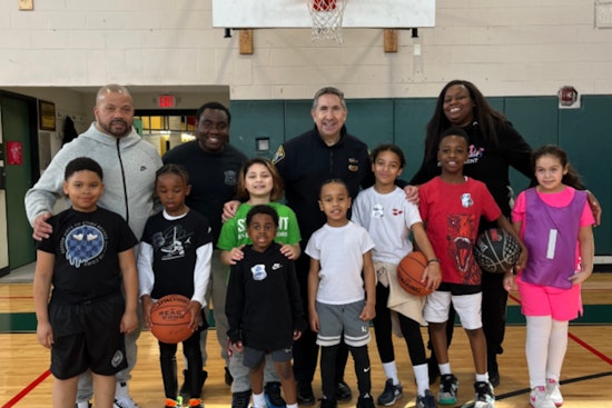 Boston Police and Youth Connect on the Court with Game Changers Basketball Program in Dorchester