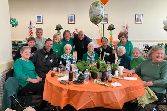 Boston Police Department Officers Celebrate St. Patrick's Day with Charlestown Seniors at Bunker Hill Knights of Columbus