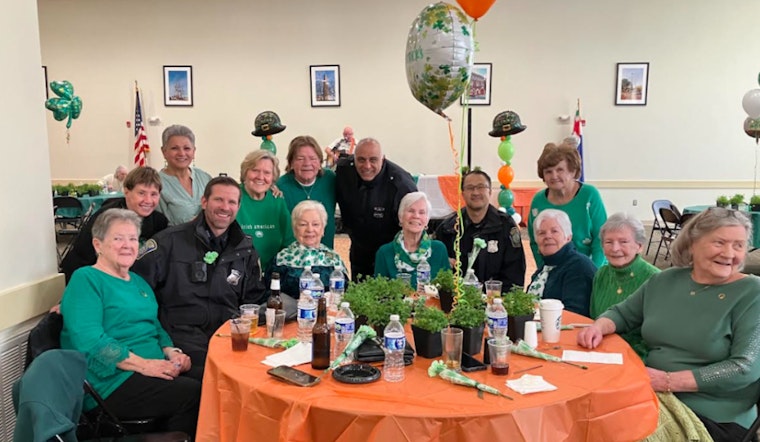 Boston Police Department Officers Celebrate St. Patrick's Day with Charlestown Seniors at Bunker Hill Knights of Columbus