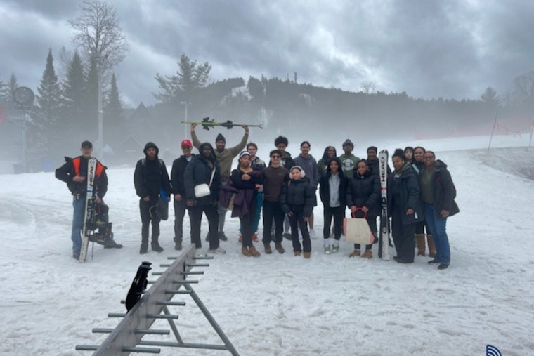 Boston Police Department Teams Up with YES Program for Youth Ski Trip to Pats Peak Despite Foggy Weather
