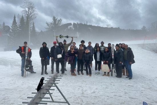 Boston Police Department Teams Up with YES Program for Youth Ski Trip to Pats Peak Despite Foggy Weather
