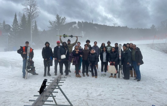 Boston Police Department Teams Up with YES Program for Youth Ski Trip to Pats Peak Despite Foggy Weather