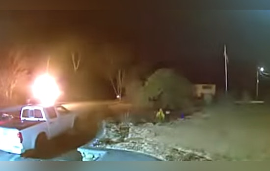 Bourne Police and Firefighters Respond to Pickup Truck Blaze on Crows Nest Drive