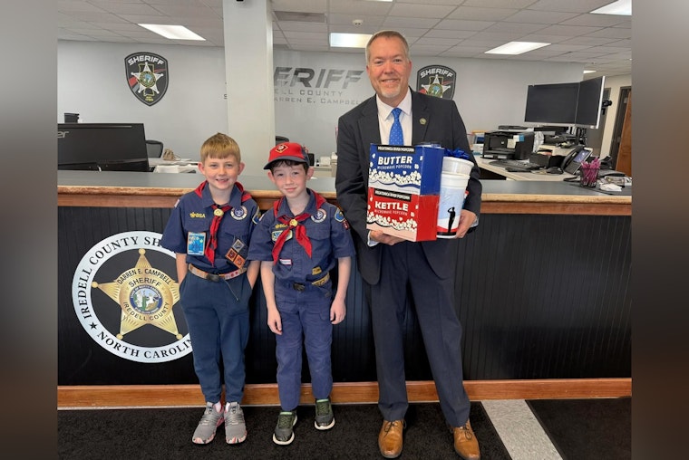 Boy Scout Troop 337 Brightens Day for Local Law Enforcement with Homemade Treats in Show of Appreciation