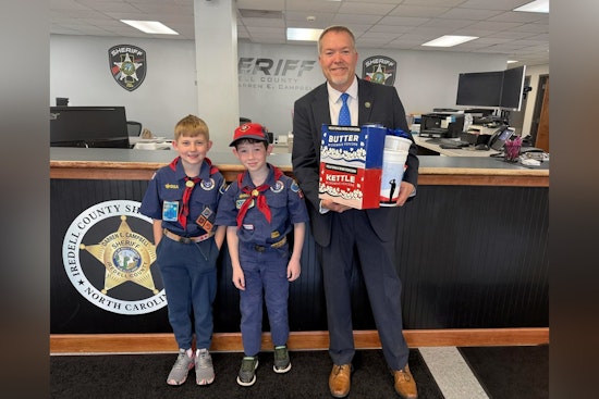 Boy Scout Troop 337 Brightens Day for Local Law Enforcement with Homemade Treats in Show of Appreciation