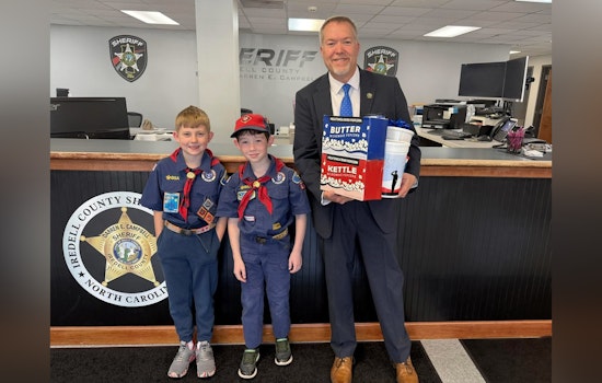 Boy Scout Troop 337 Brightens Day for Local Law Enforcement with Homemade Treats in Show of Appreciation