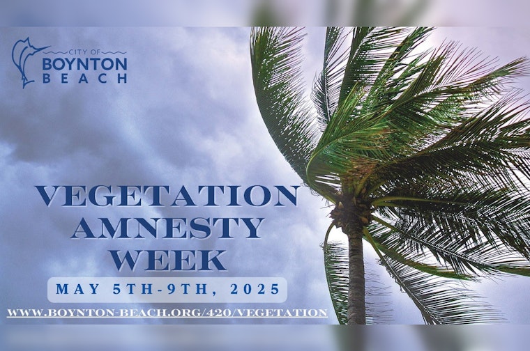 Boynton Beach Offers Free Vegetation Amnesty to Prepare for Hurricane Season