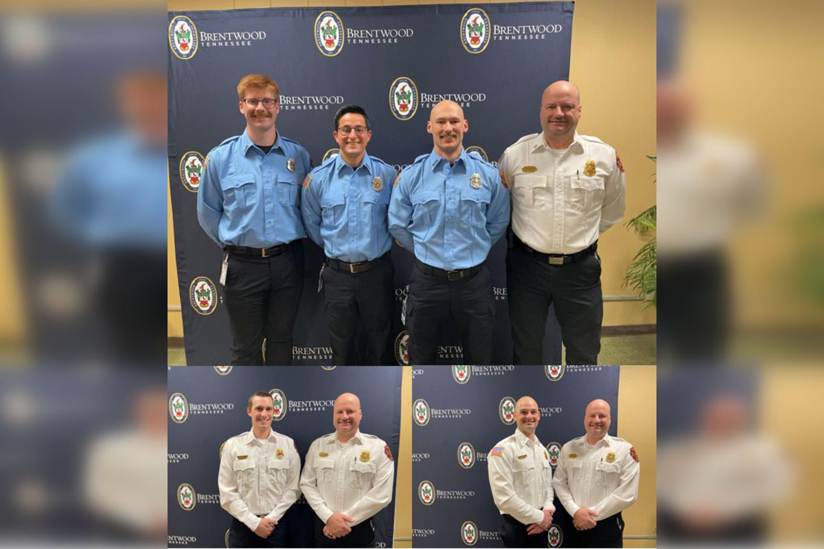 Brentwood Fire and Rescue Welcomes New Firefighters and Celebrates