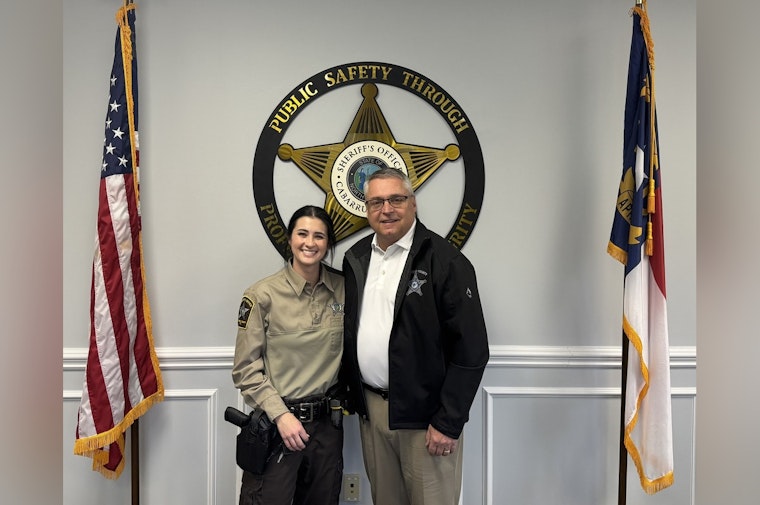 Cabarrus County Sheriff's Deputy Alex Grishaw Promoted to Detective in Criminal Investigations