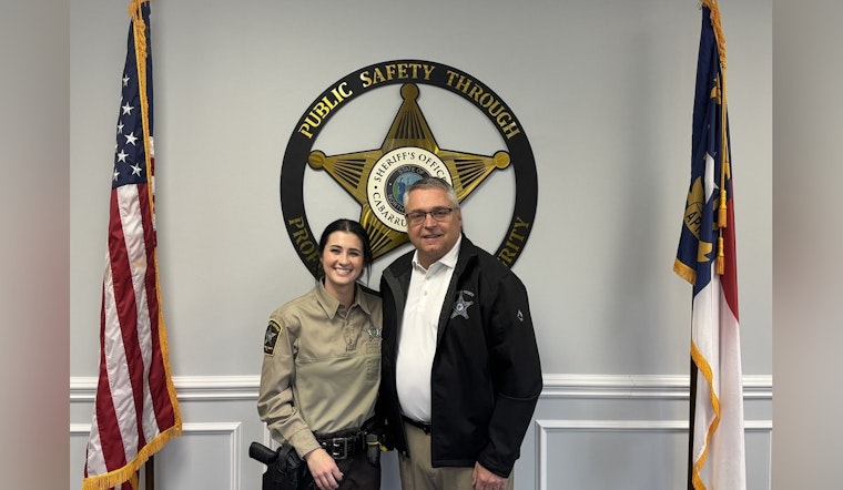 Cabarrus County Sheriff's Deputy Alex Grishaw Promoted to Detective in Criminal Investigations