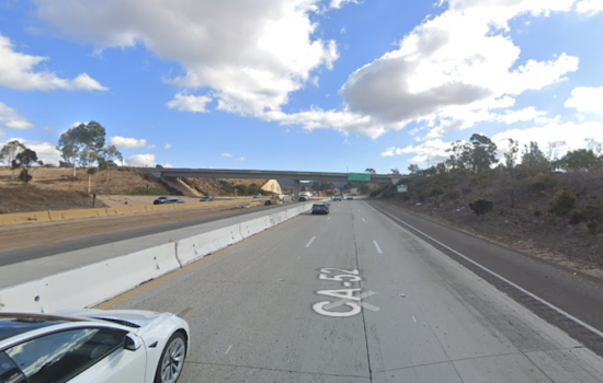 Caltrans Announces Weekend Closure of Westbound SR-52 in Santee for Roadworks; Detours Suggested