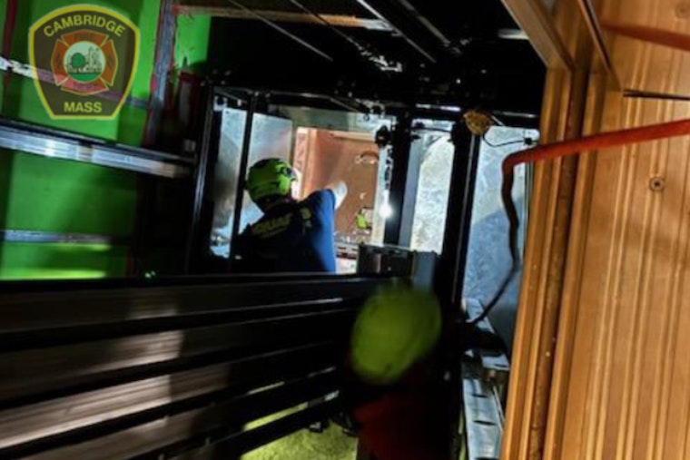 Cambridge Firefighters Swiftly Rescue 11 Trapped in High-Rise Elevator Mishap on Education Circle