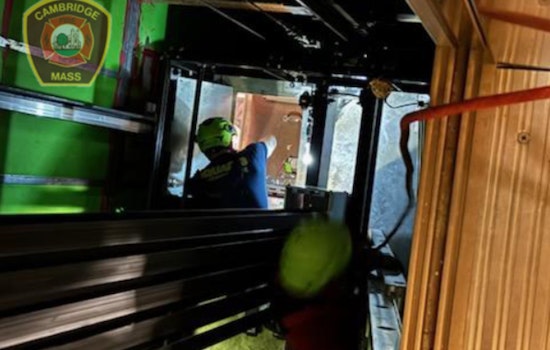 Cambridge Firefighters Swiftly Rescue 11 Trapped in High-Rise Elevator Mishap on Education Circle