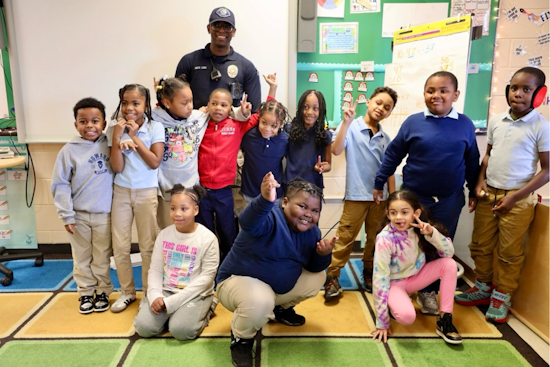 Camden County Police Trade Patrol for Classroom to Foster Unity at Elementary School Career Day