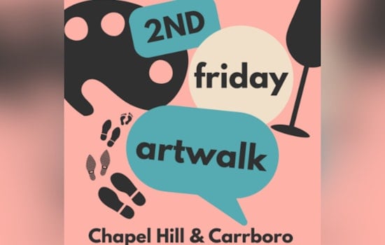 Carrboro and Chapel Hill Gear Up for the Cultural Spectacle of 2nd Friday Art Walk on March 14