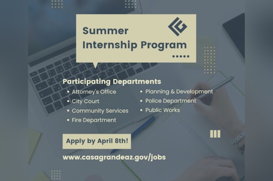Casa Grande Offers Summer Internship Program for Students Eager to Learn About Public Service