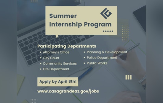 Casa Grande Offers Summer Internship Program for Students Eager to Learn About Public Service